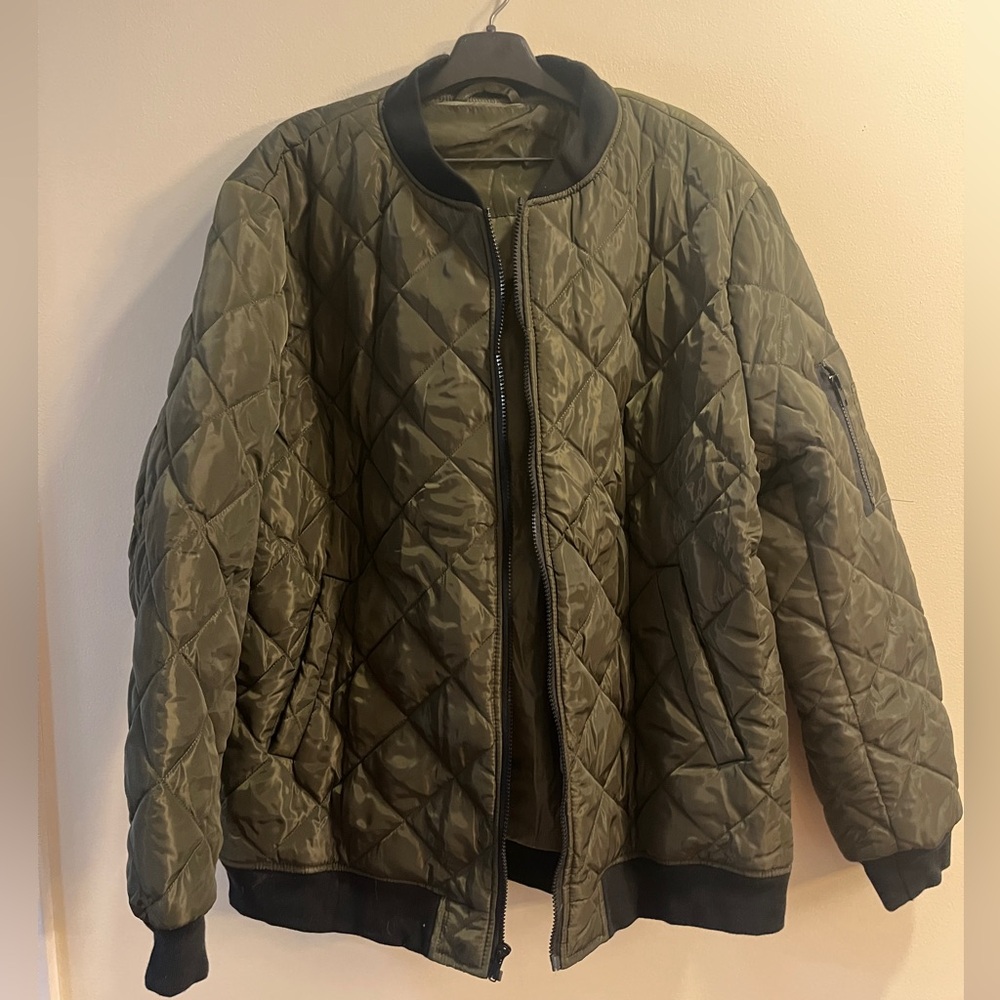 Box Lunch Army Green Bomber Jacket